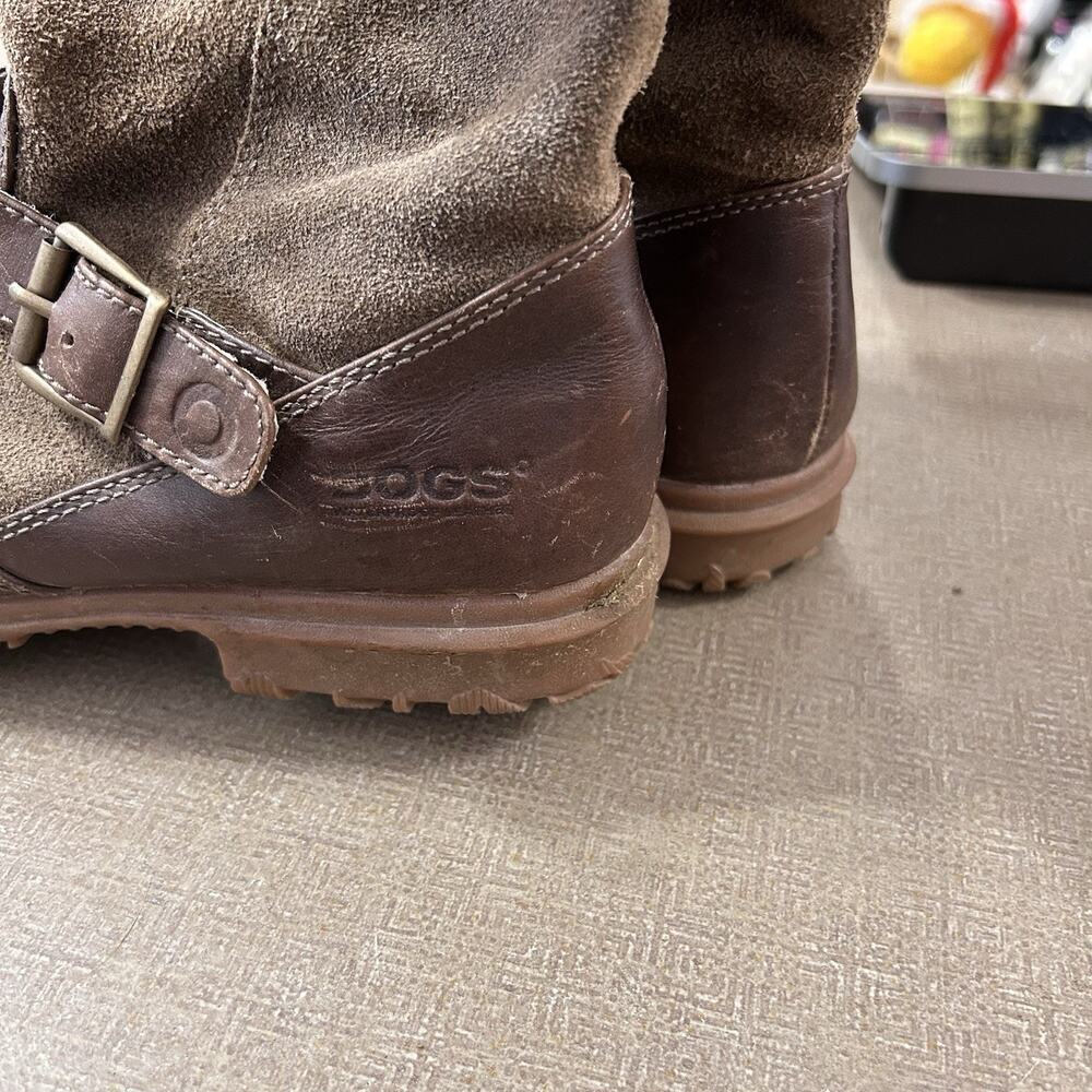 Bogs women's Bobby Mid Boot in brown waterproof leather and suede size 6.5 - Picture 8 of 8